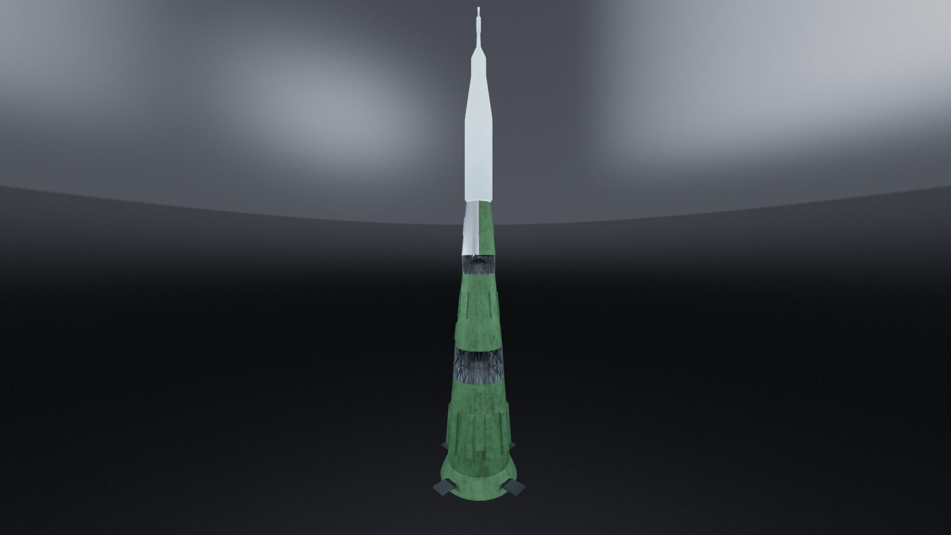 N-1 Rocket V2 3D model_1