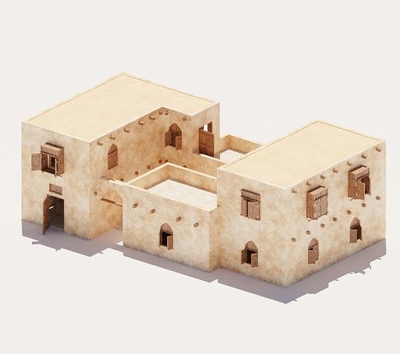 Ancient Desert House 5 3D model