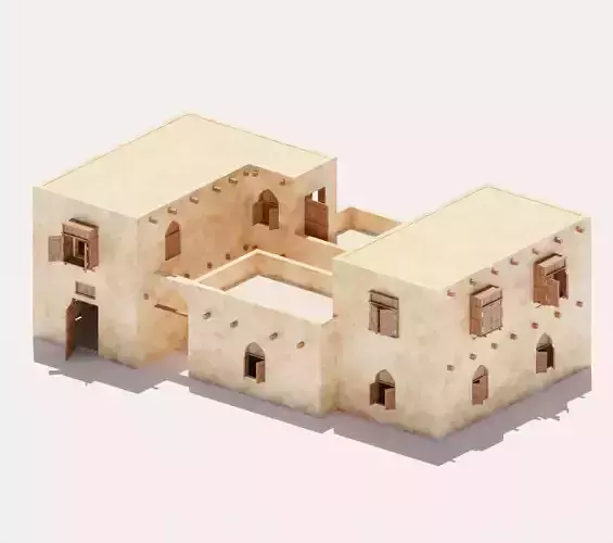 Ancient Desert House 5 3D model