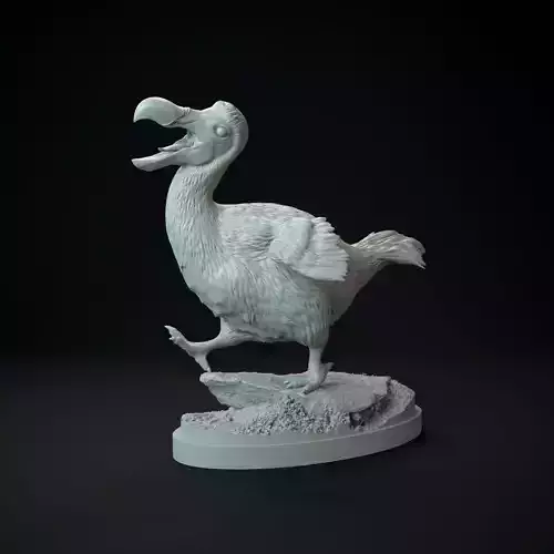 Dodo running 3D print model