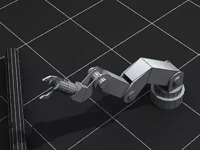 Mechanical Arm Jointed Animated Free 3D model