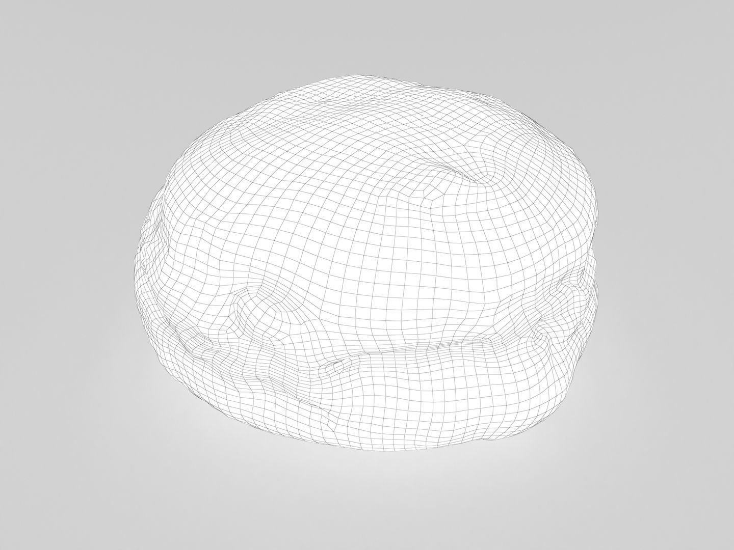 German Doughnut 001 3D model_10