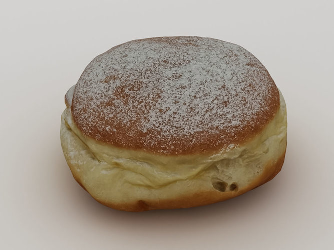 German Doughnut 001 3D model 6