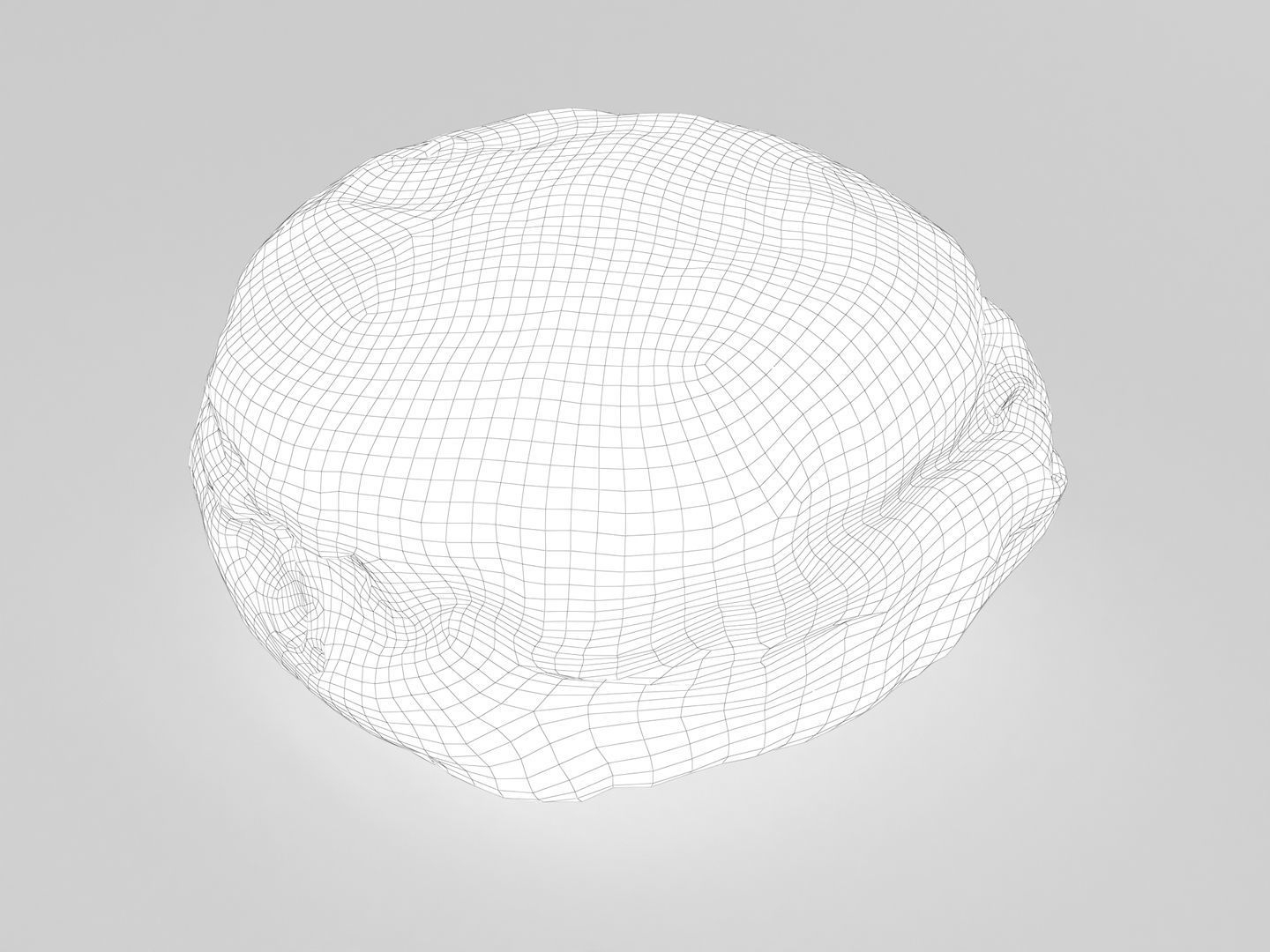 German Doughnut 001 3D model_13