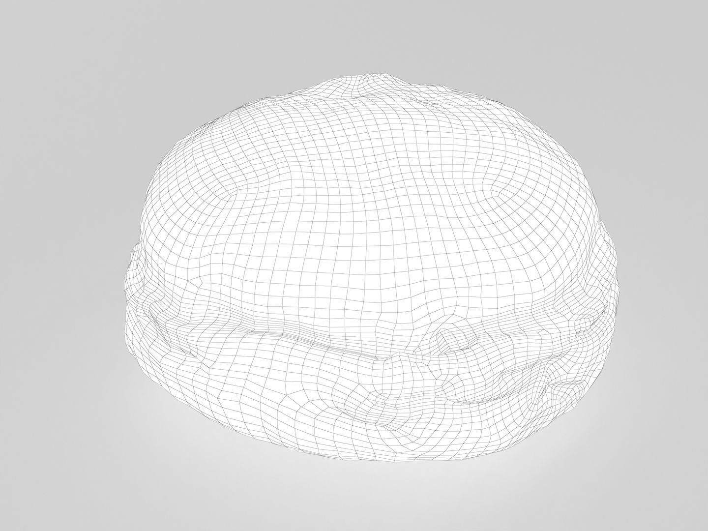 German Doughnut 001 3D model_12