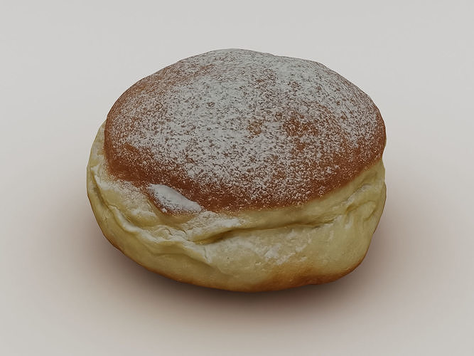 German Doughnut 001 3D model 2