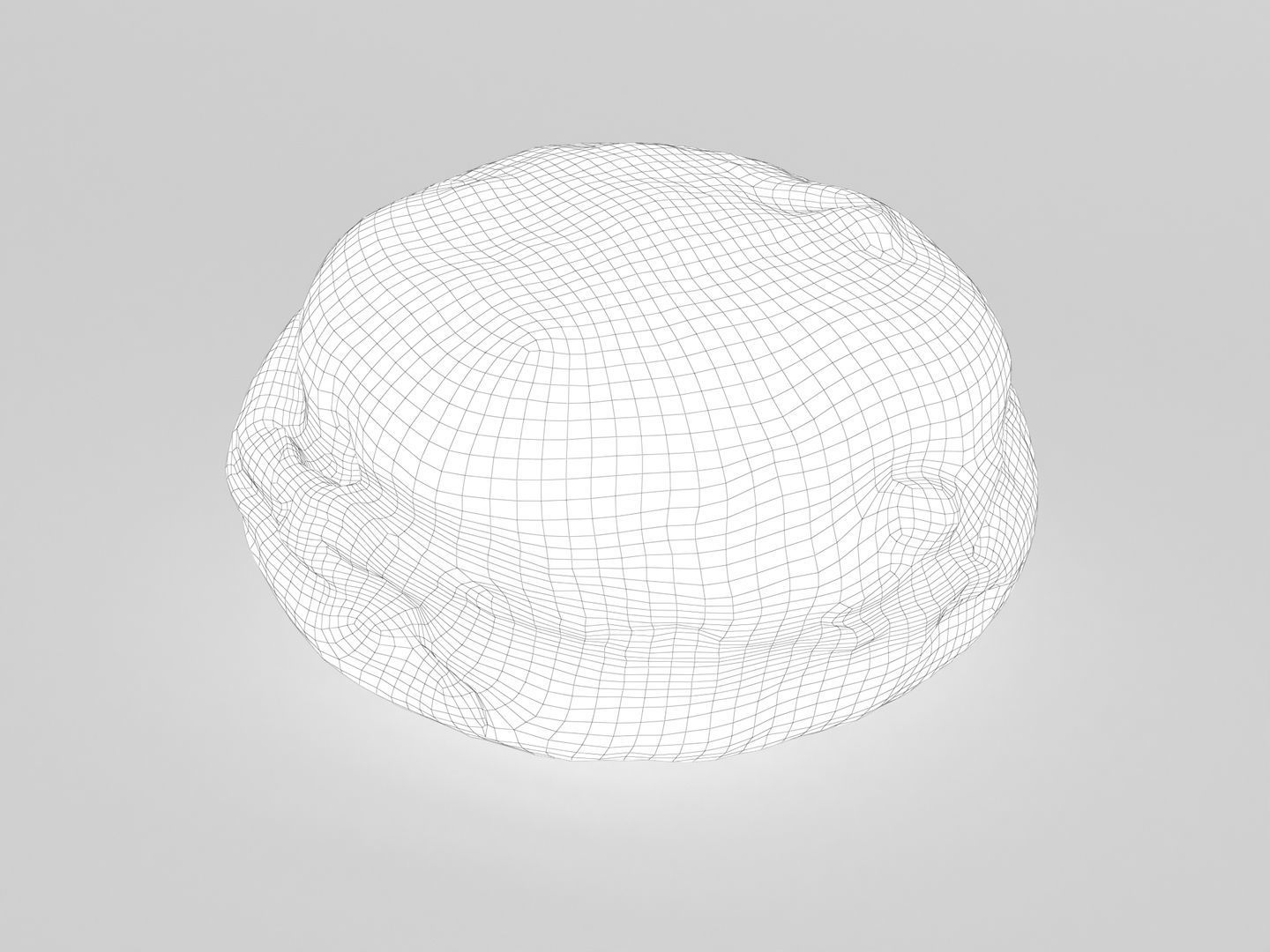 German Doughnut 001 3D model_11