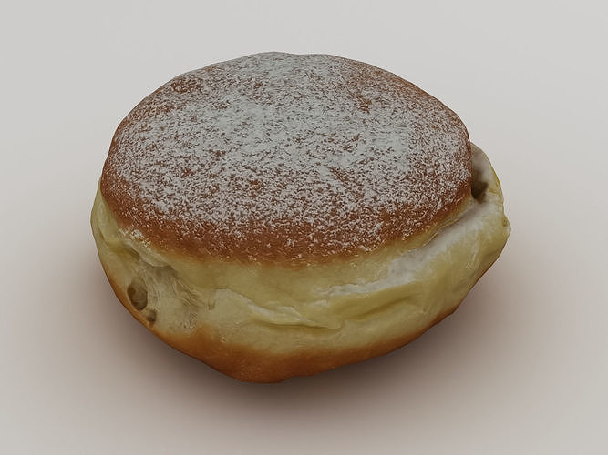 German Doughnut 001 3D model 5