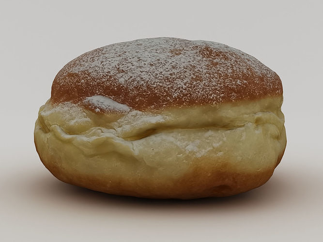 German Doughnut 001 3D model 7