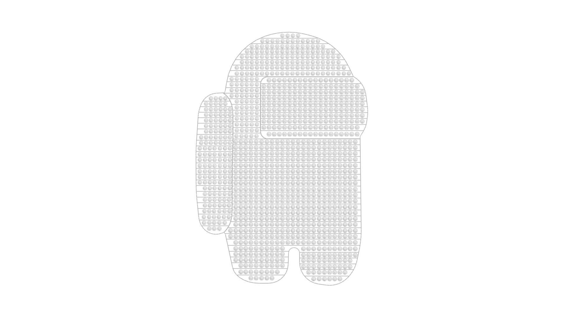 Jumbo Among Us Pop It Fidget Toy 3D model_23