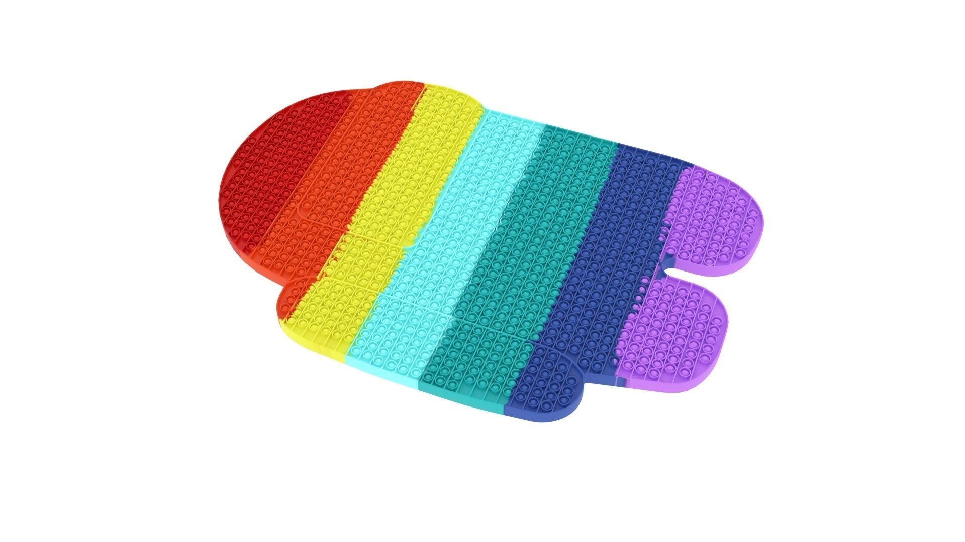 Jumbo Among Us Pop It Fidget Toy 3D model_3