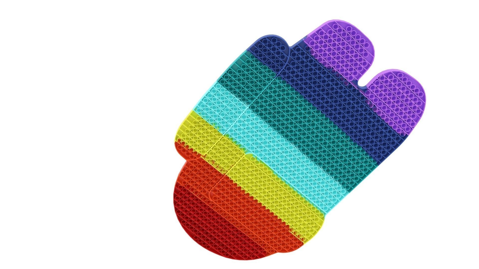 Jumbo Among Us Pop It Fidget Toy 3D model_6