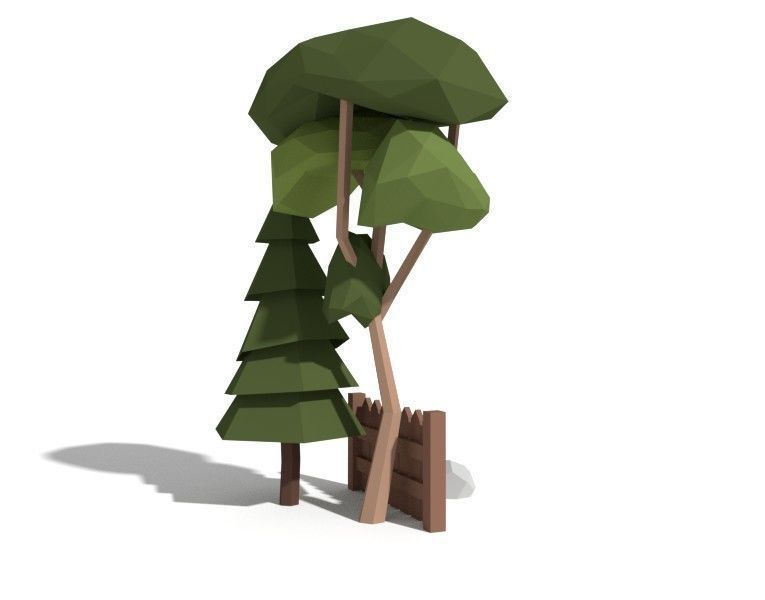 Free Low Poly Pack Free low-poly 3D model_1