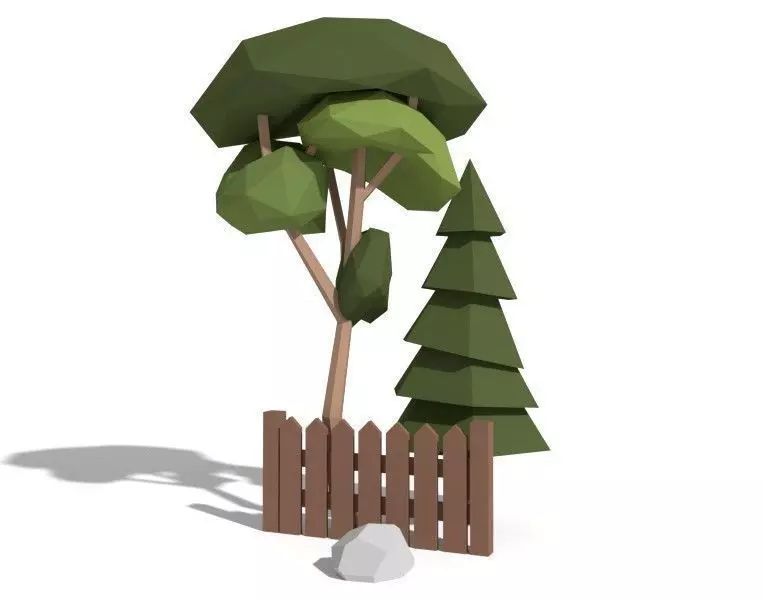 Free Low Poly Pack Free low-poly 3D model_0