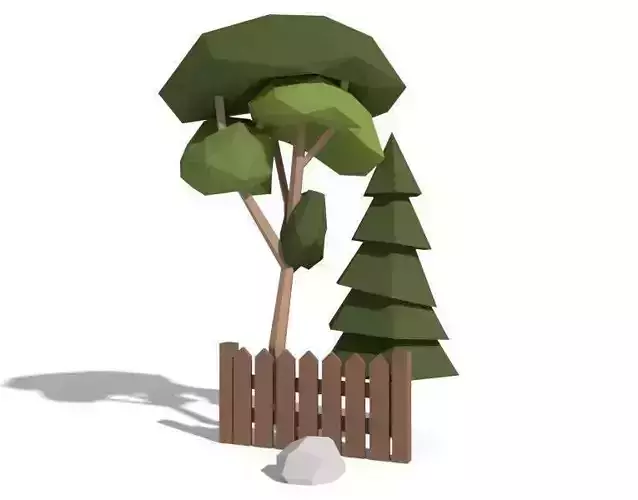 Free Low Poly Pack Free low-poly 3D model