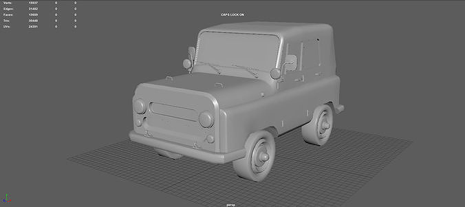 UAZ 469 3D model 7