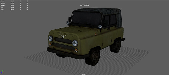 UAZ 469 3D model 6