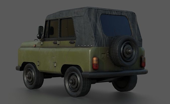 UAZ 469 3D model 4