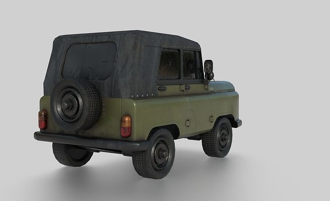 UAZ 469 3D model 5