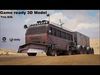 Apocalyptic Bus 3D Vehicles Low-poly 3D model_1