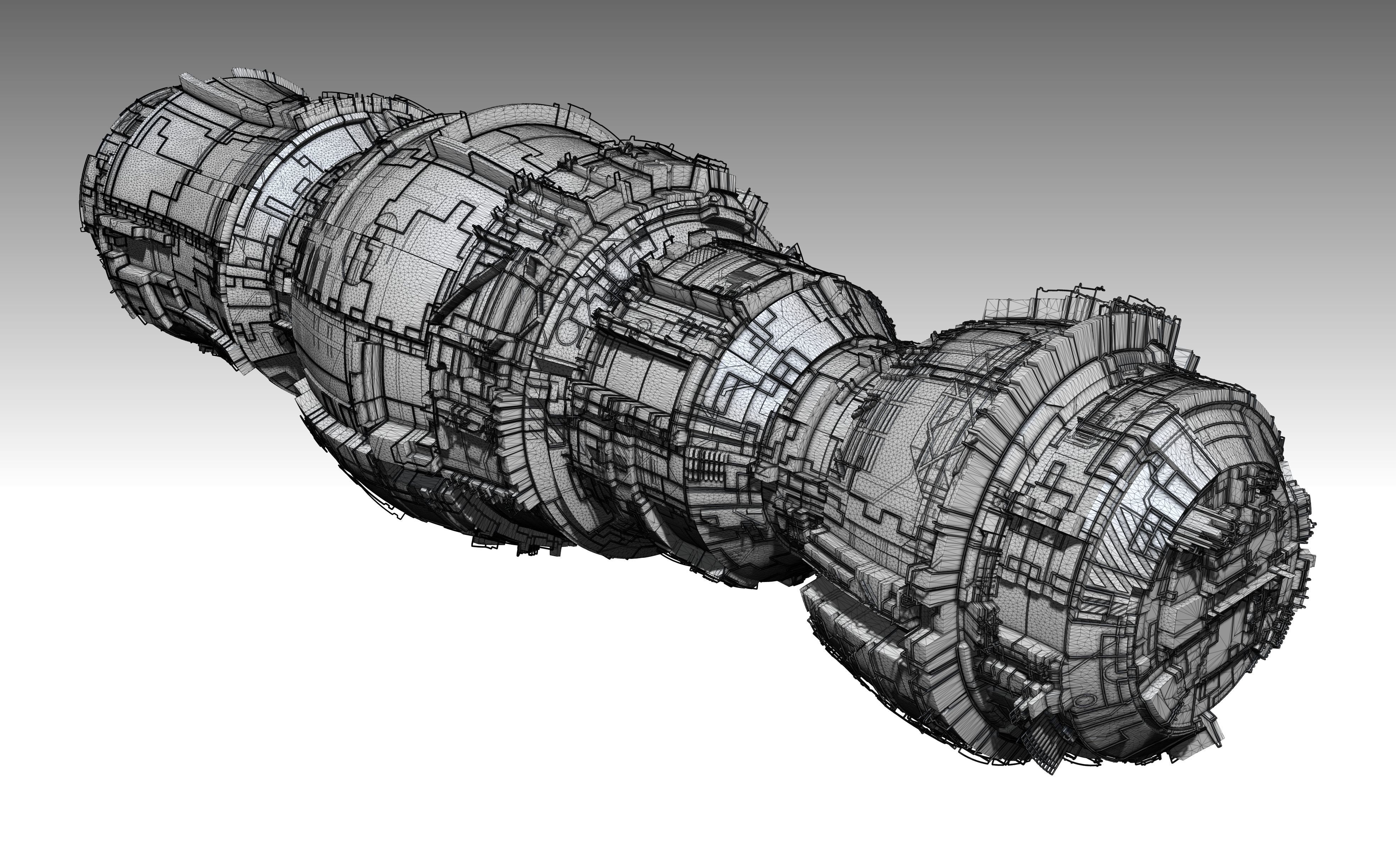 space equipment node 00172 3D model_3