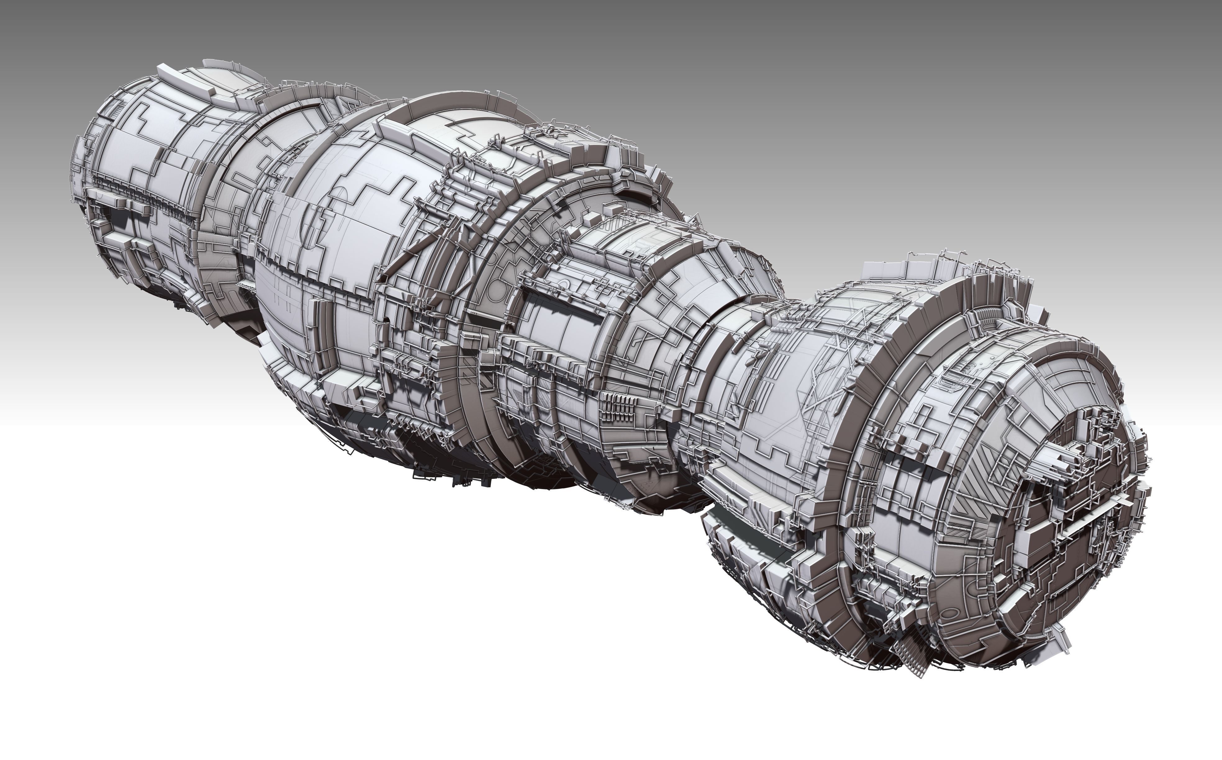 space equipment node 00172 3D model_2