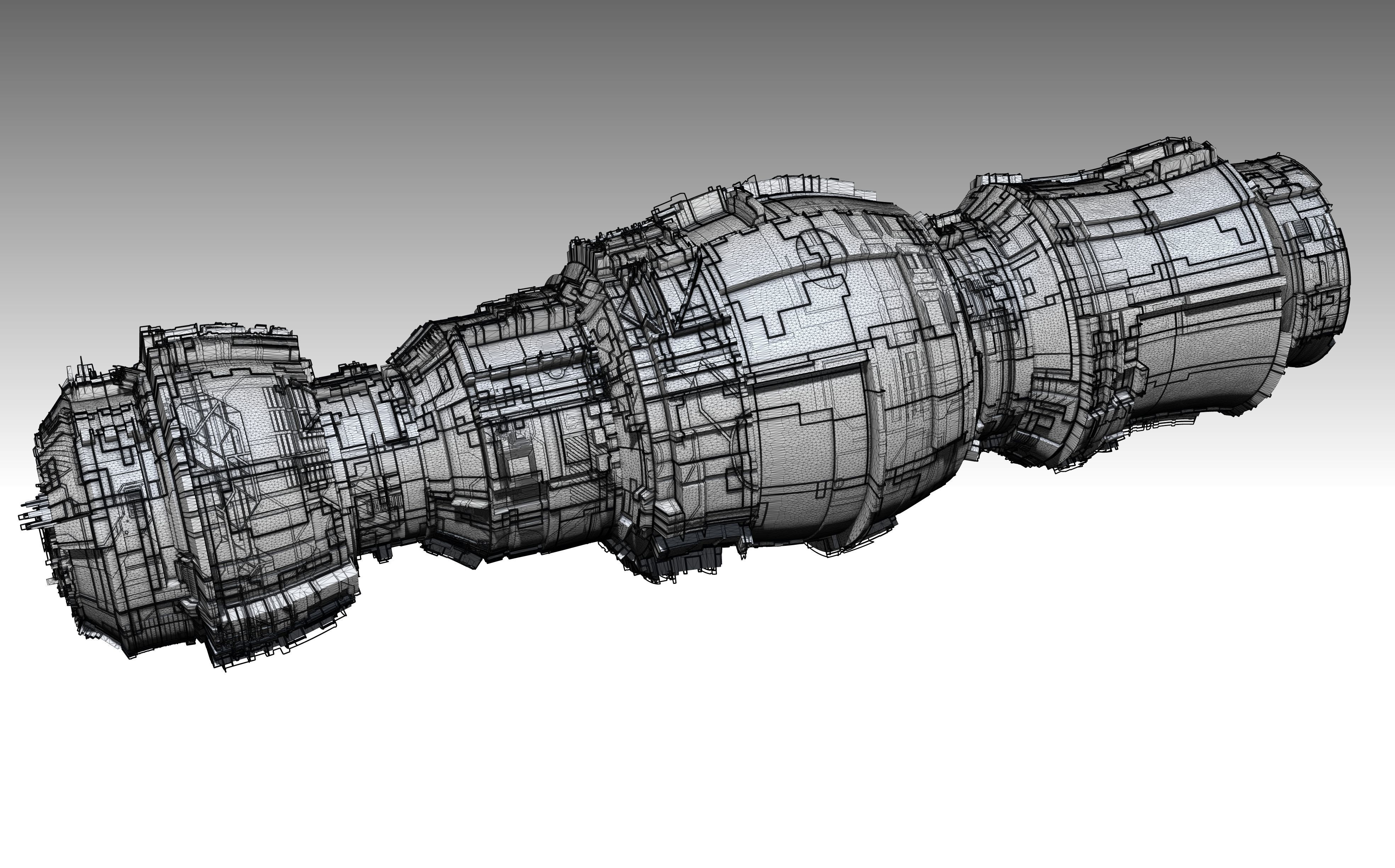 space equipment node 00172 3D model_9