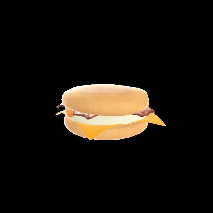 Mc Muffin Egg and Bacon 3D model_7