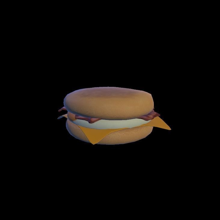 Mc Muffin Egg and Bacon 3D model_4