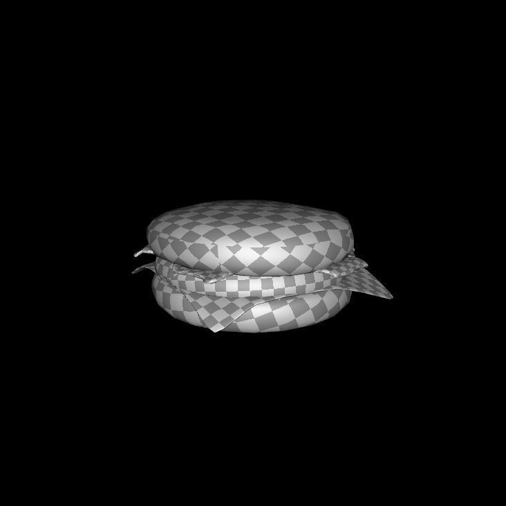 Mc Muffin Egg and Bacon 3D model_11