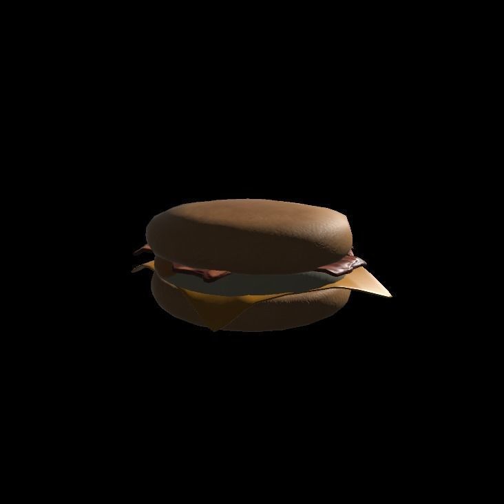 Mc Muffin Egg and Bacon 3D model_6