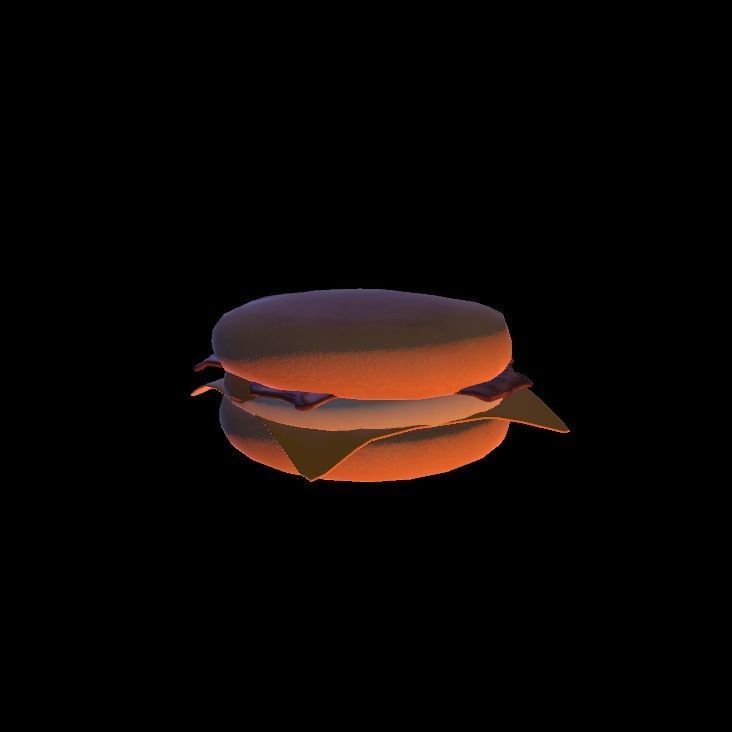 Mc Muffin Egg and Bacon 3D model_1