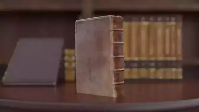 1700s Ebenezer Erskine Book 3D model