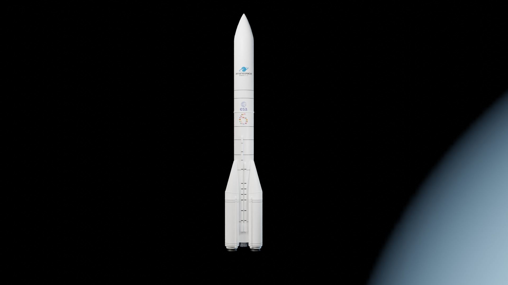 Ariane 6 Model - Updated 3D model_4