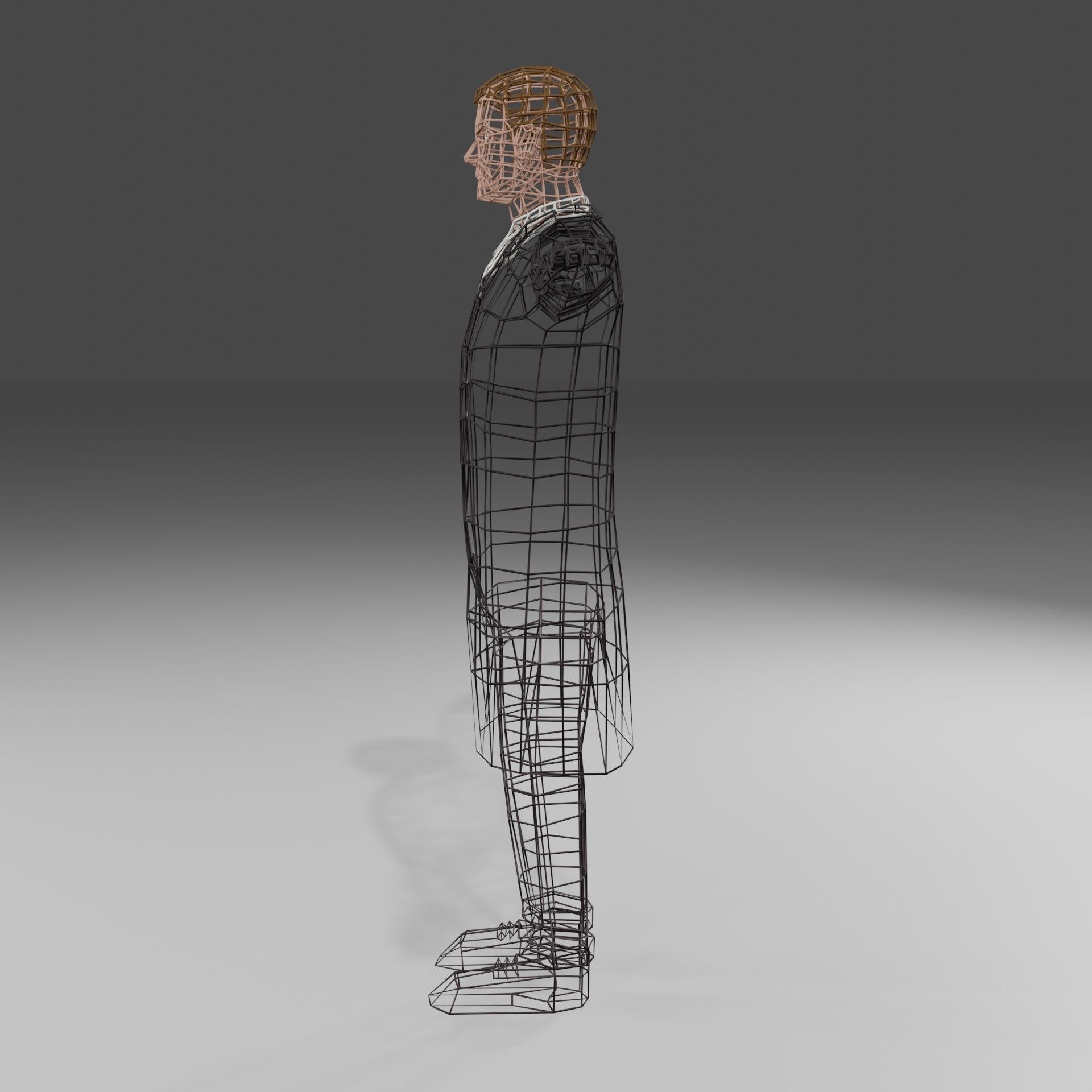 Lowpoly Stylized Classical Assassin 01 Low-poly 3D model_7