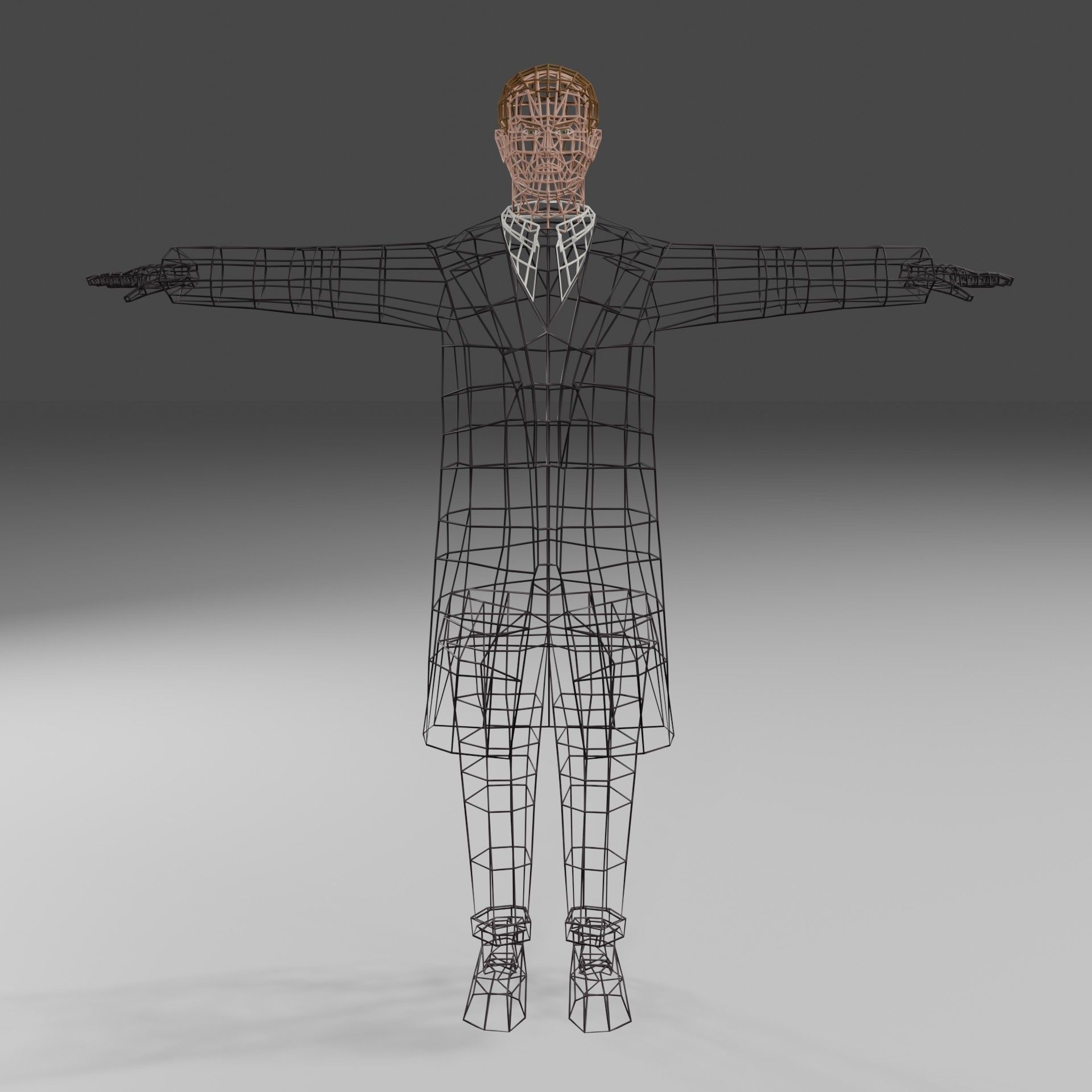 Lowpoly Stylized Classical Assassin 01 Low-poly 3D model_6