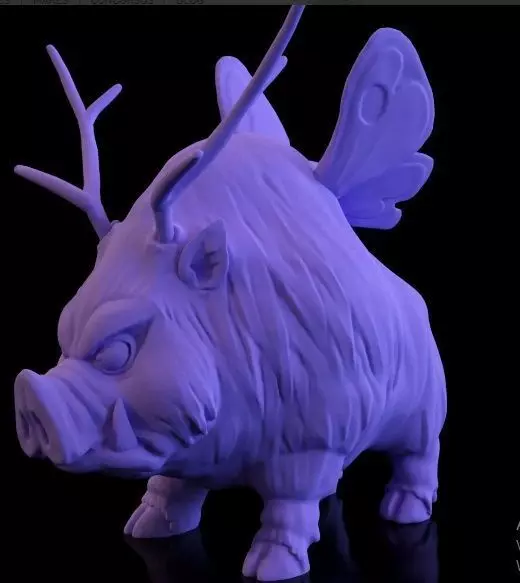 dragon ball boar 3D print model