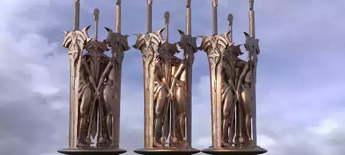 Solar Sword Pillar 2 3D