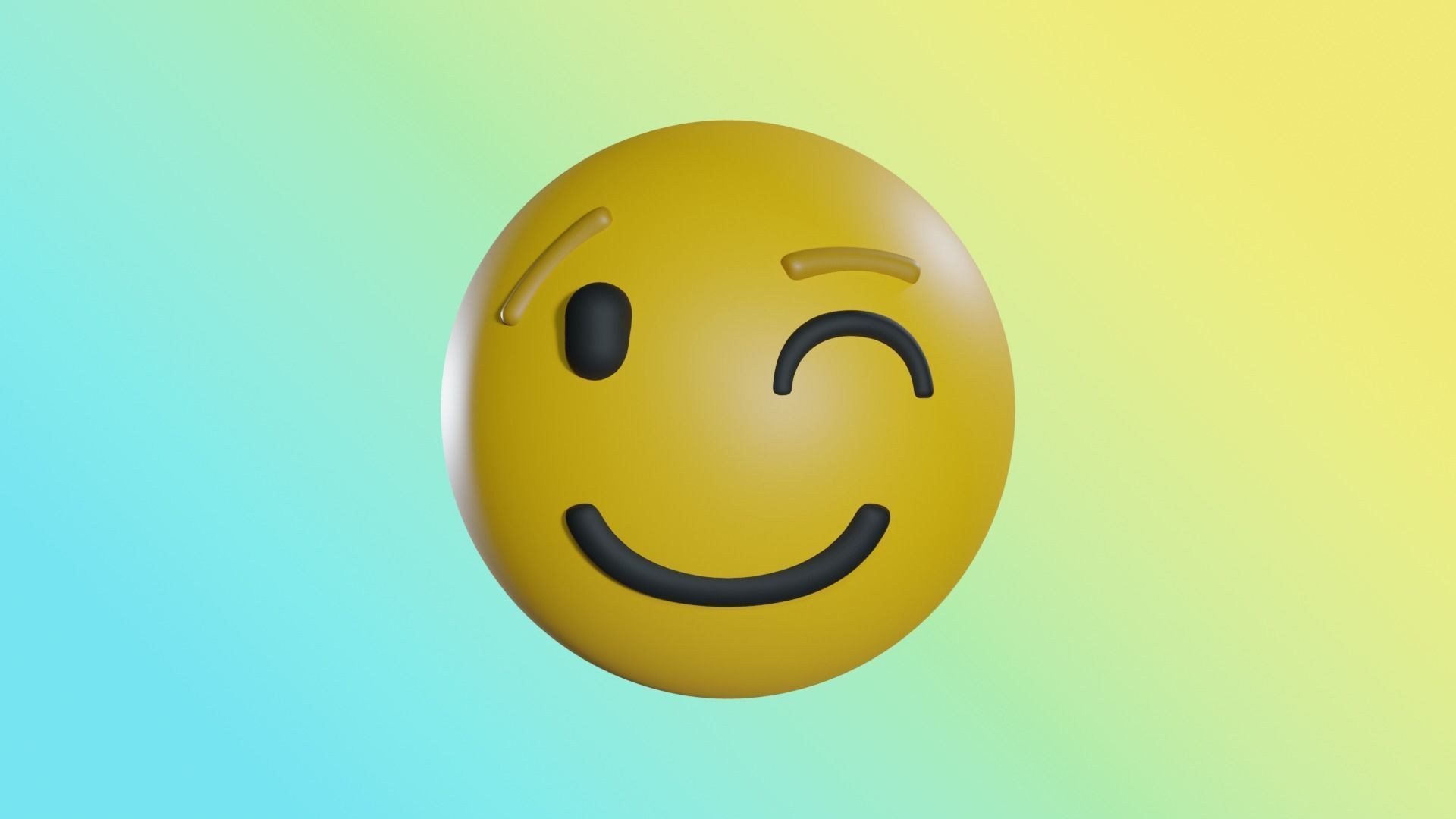 EMOJIS SET A  3D model_16
