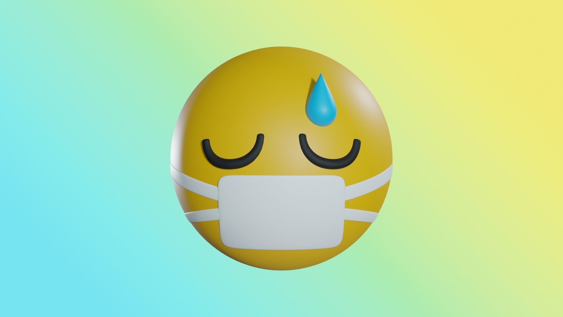 EMOJIS SET A  3D model_88