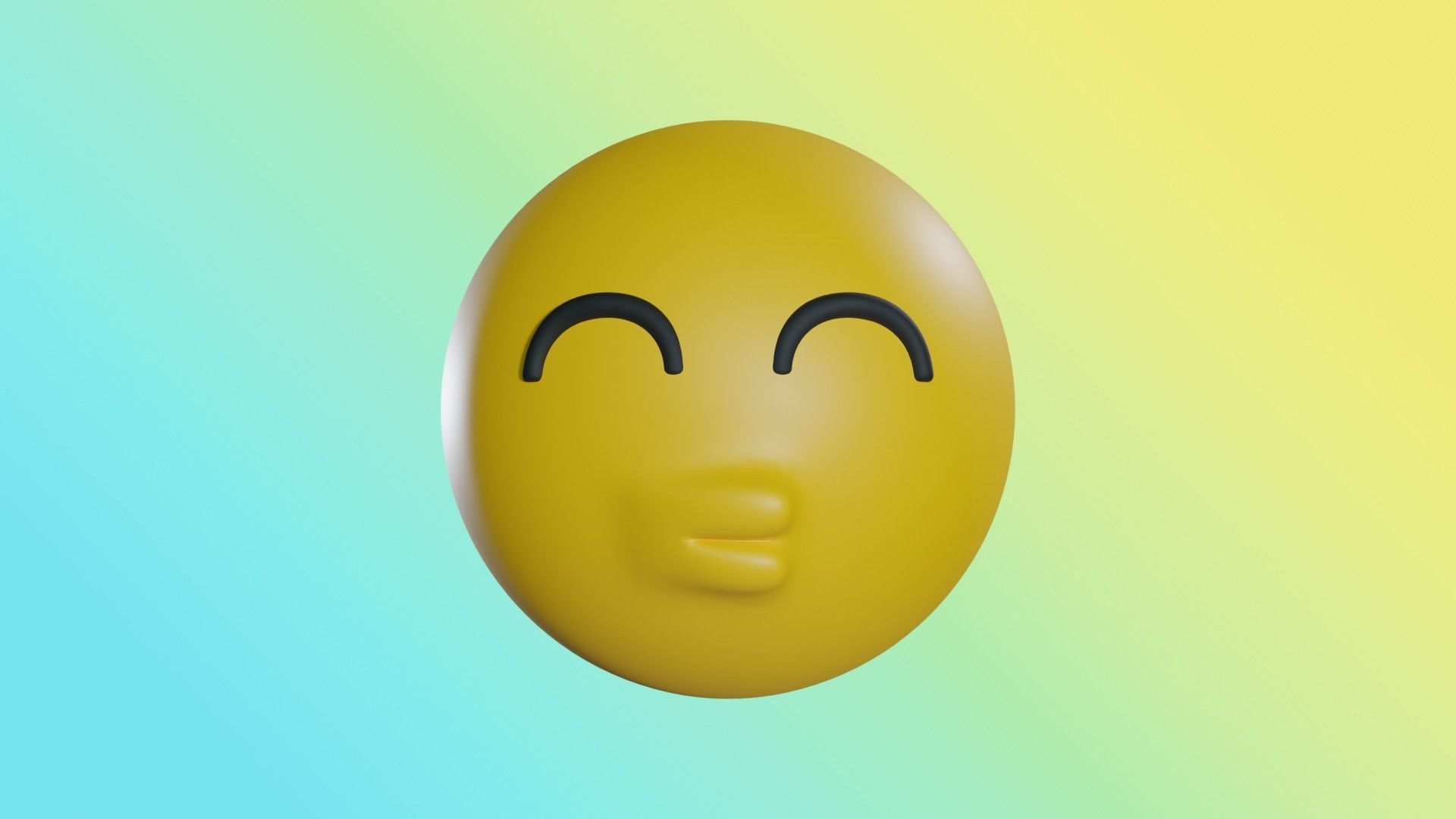 EMOJIS SET A  3D model_22