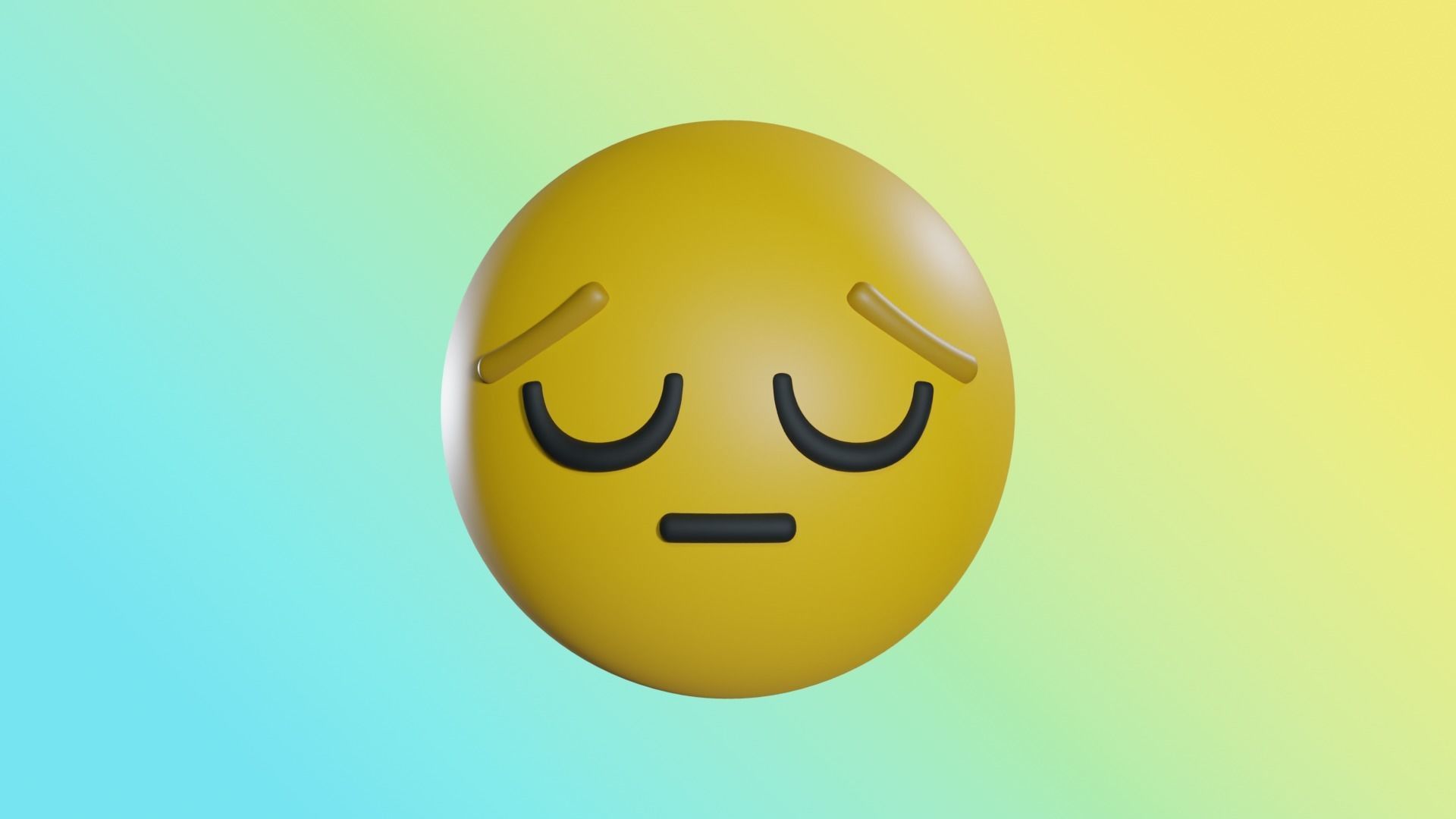 EMOJIS SET A  3D model_38