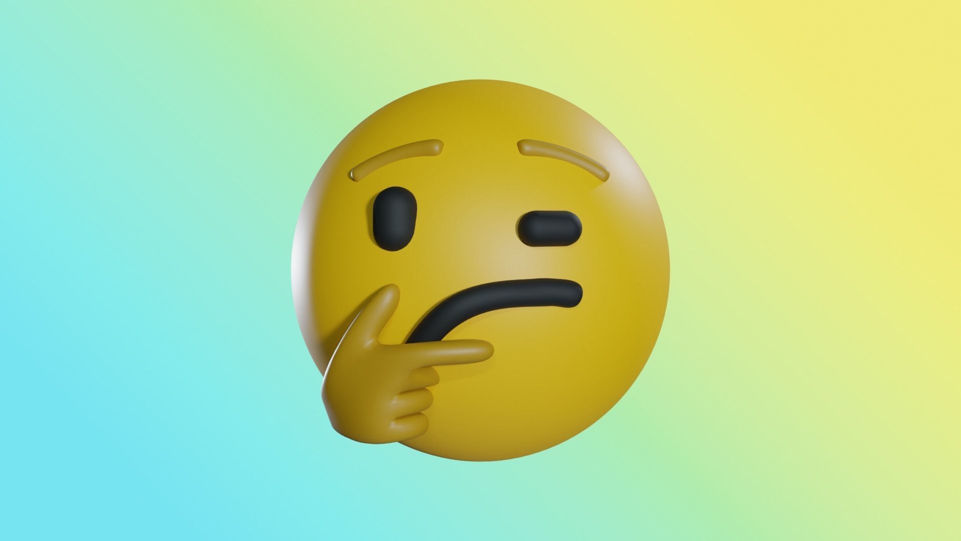 EMOJIS SET A  3D model_64