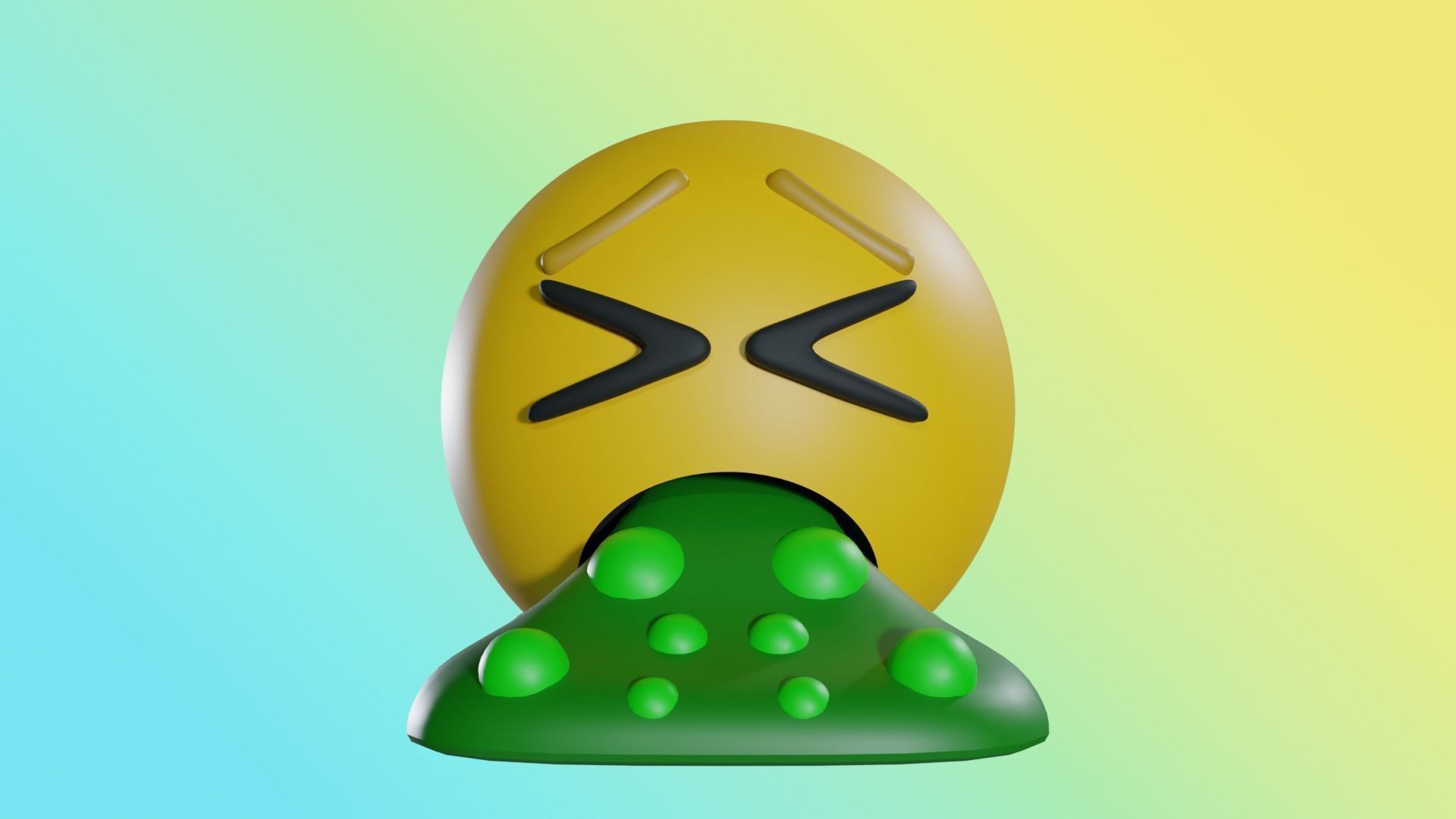 EMOJIS SET A  3D model_86