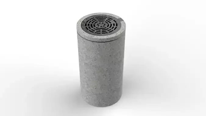 Manhole cover 3D model