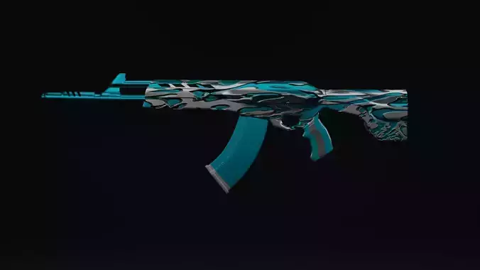 Vandal paint Low-poly 3D model