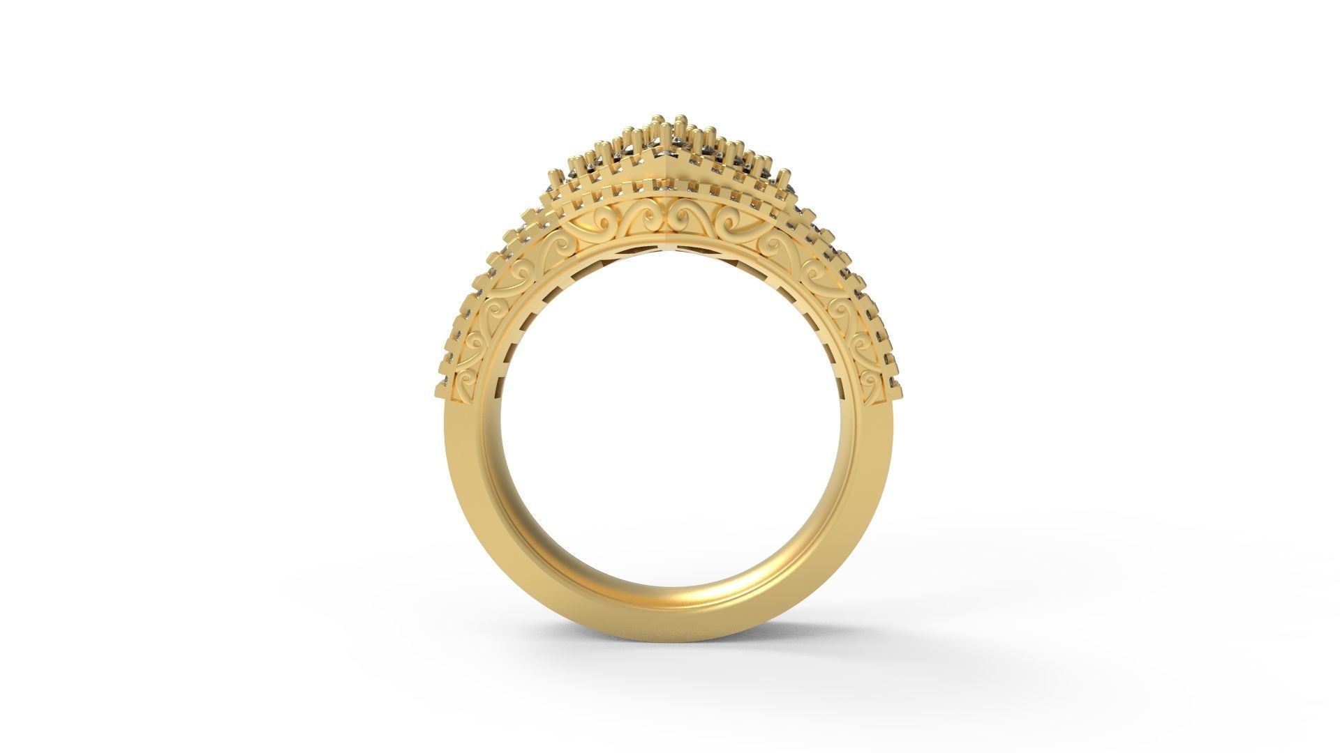 Cocktail Ring 022 3D print model_2