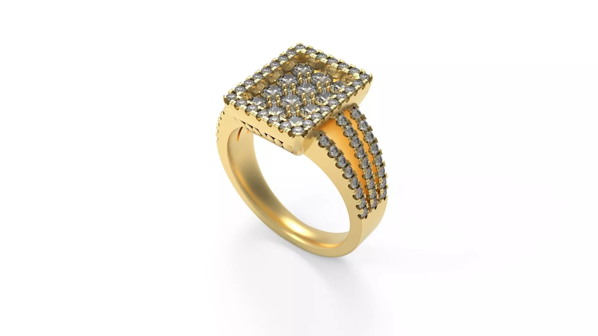 Cocktail Ring 027 3D print model