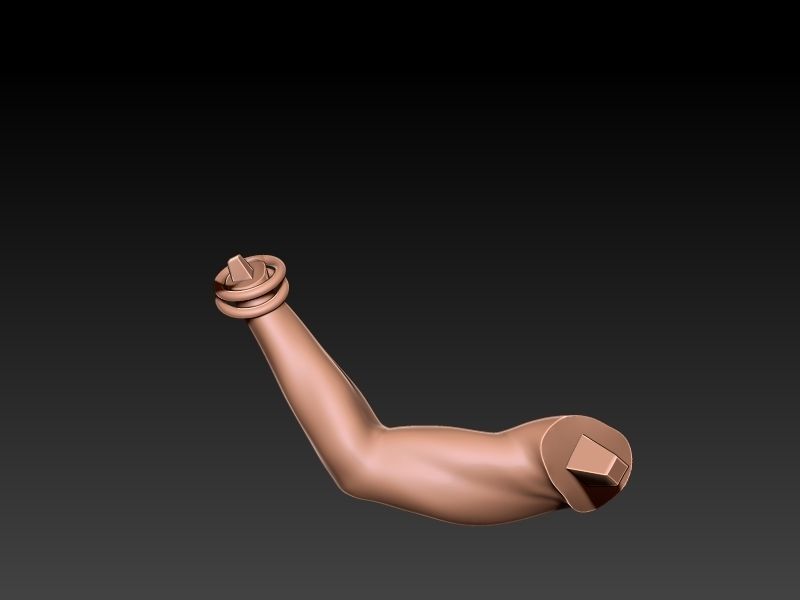 She-hulk  Gym workout  3D print model_29
