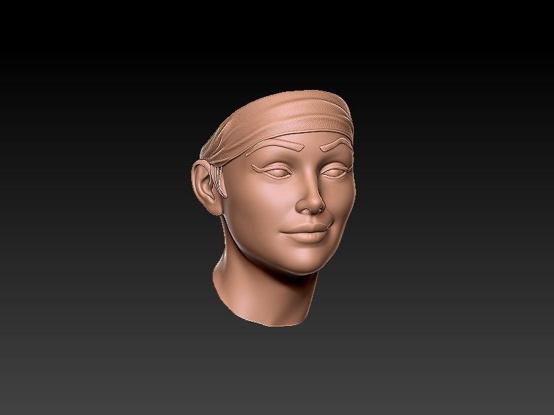 She-hulk  Gym workout  3D print model_21